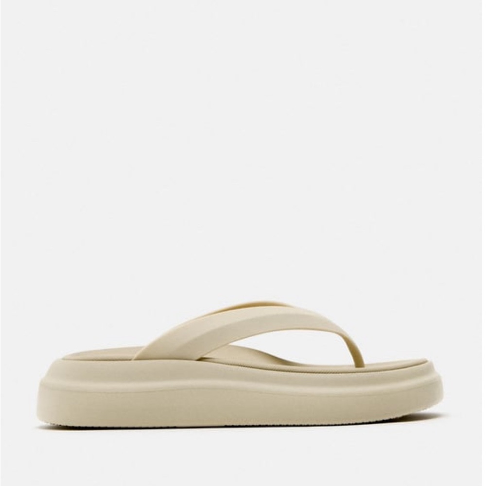 NWT Zara flatform sandals size 8/8.5
